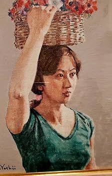 Amazon.co.jp: 洋画 吉井淳二 真作4号 文化勲章 : ホーム＆キッチン